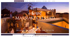 Desktop Screenshot of marrakech-riad.co.uk