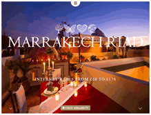 Tablet Screenshot of marrakech-riad.co.uk